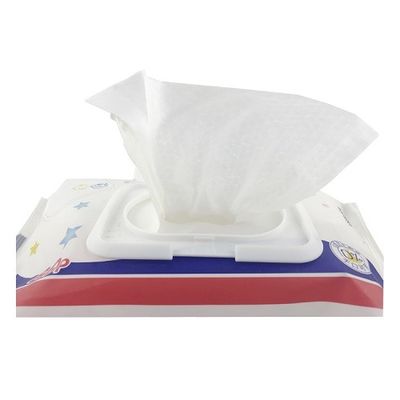 सादा पैटर्न शुद्ध बेबी गीले पोंछे 100pcs गैर विषैले नहीं रंगीन